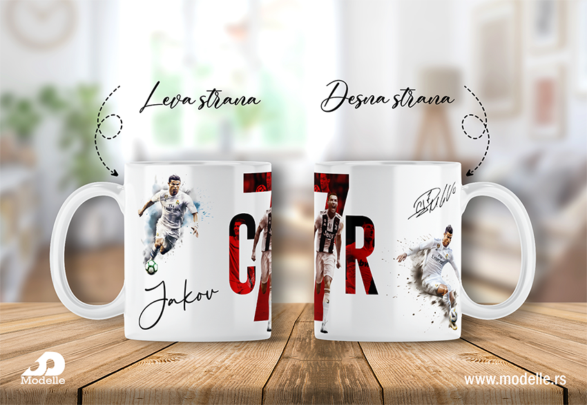 Fudbalske Solje Sa Imenom Motiv Ronaldo